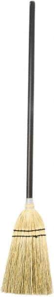 Harper Brush - 39" OAL Corn Blend Bristle Lobby Broom - 28" Long Wood Handle, 10" Bristle Length, 8" Wide - All Tool & Supply