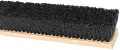 Harper Brush - 36" Medium Duty Tampico Push Broom - 3" Bristle Length, Wood Block, Threaded Handle Connection, Handle Sold Separately - All Tool & Supply