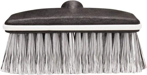 Harper Brush - 8" OAL, Vehicle Wash Brush - Black Flagged Plastic Bristles, 2-1/4" Trim Length - All Tool & Supply