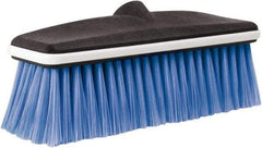 Harper Brush - 10" OAL, Vehicle Wash Brush - Black & Blue, Polyester Bristles, 2-1/4" Trim Length - All Tool & Supply