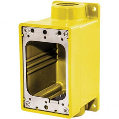 Hubbell Wiring Device-Kellems - Electrical Outlet Boxes & Switch Boxes Enclosure Type: Device Box Enclosure Shape: Rectangle - All Tool & Supply