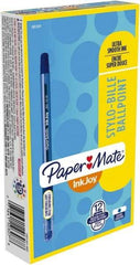 Paper Mate - 1mm Ball Point Ball Point Pen - Blue - All Tool & Supply