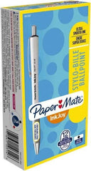 Paper Mate - 1mm Ball Point Retractable Ball Point Pen - Black - All Tool & Supply