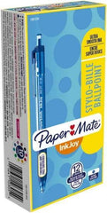 Paper Mate - 1mm Ball Point Retractable Ball Point Pen - Blue - All Tool & Supply