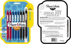 Paper Mate - 1mm Ball Point Retractable Ball Point Pen - Red, Blue & Black - All Tool & Supply