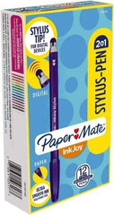 Paper Mate - 1mm Ball Point Ball Point Pen with Stylus - Assorted Colors - All Tool & Supply