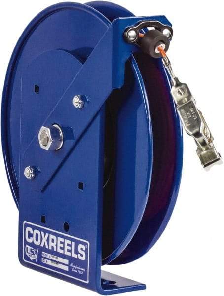 CoxReels - 5/32 Inch x 100 Ft. Stranded Cable Grounding Reel - Hand Crank Reel, Galvanized Steel Cable - All Tool & Supply