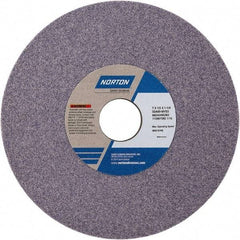 Norton - 7" Diam x 1-1/4" Hole x 1/4" Thick, K Hardness, 80 Grit Surface Grinding Wheel - Aluminum Oxide, Type 1, Medium Grade, Vitrified Bond - All Tool & Supply