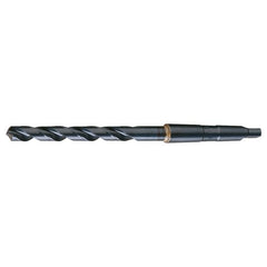 13/32 RHS / RHC HSS 118 Degree Radial Point General Purpose Taper Shank Drill - Steam Oxide