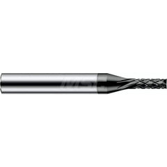 Harvey Tool - 5/32" Diam, 0.469" LOC, 3/16" Shank Diam, 9-Flute End Mill-End Diamond-Pattern Router Bit - Exact Industrial Supply