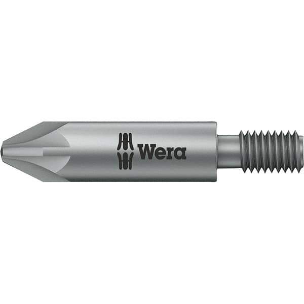 Wera - 5mm Drive, #2 Pozidriv Screwdriver Bit - 1-3/8" OAL - All Tool & Supply