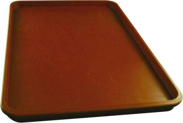 Made in USA - 14-1/4" Long x 9-1/2" Wide x 1-1/4" Deep Lid Tray - Polypropylene - All Tool & Supply