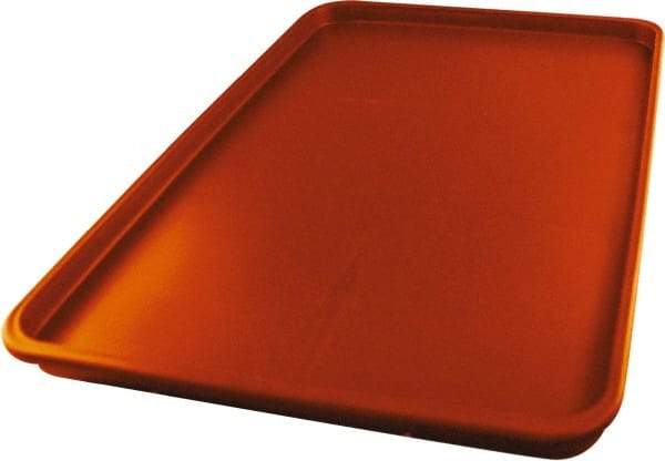 Made in USA - 14-1/4" Long x 9-1/2" Wide x 1-1/4" Deep Lid Tray - Polypropylene - All Tool & Supply