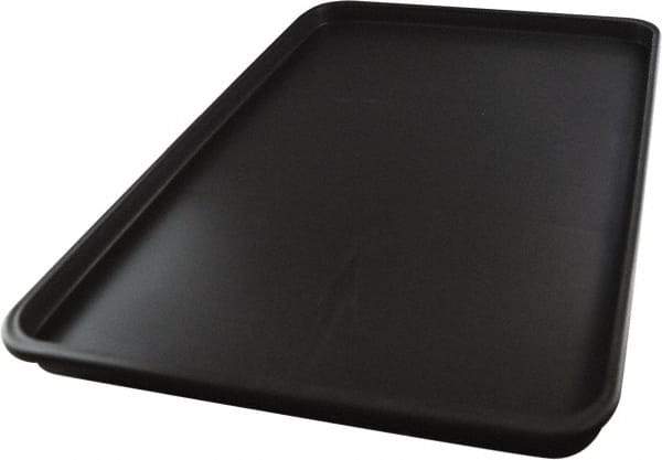 Made in USA - 14-1/4" Long x 9-1/2" Wide x 1-1/4" Deep Lid Tray - Polypropylene - All Tool & Supply