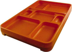 Made in USA - 14-1/4" Long x 9-1/2" Wide x 1-3/4" Deep Tray - Polypropylene - All Tool & Supply