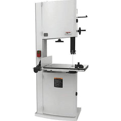 Jet - 20" Throat Capacity, Step Pulley Vertical Bandsaw - 2,530/4,850 SFPM, 3 hp, Single Phase - All Tool & Supply