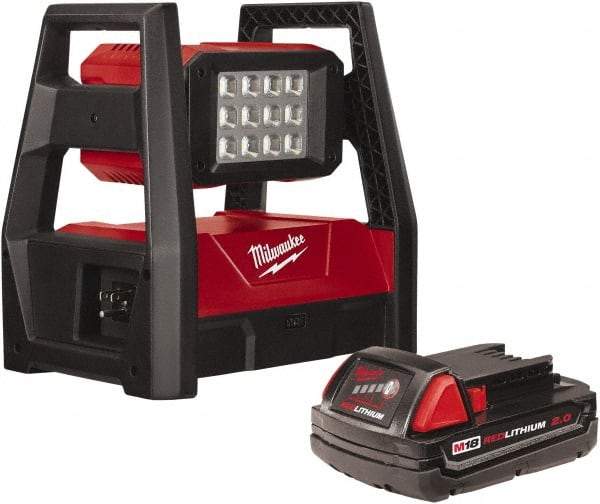 Milwaukee Tool - 18 Volts, 3000 Lumens, Cordless Work Light - 9 hr Run Time - All Tool & Supply