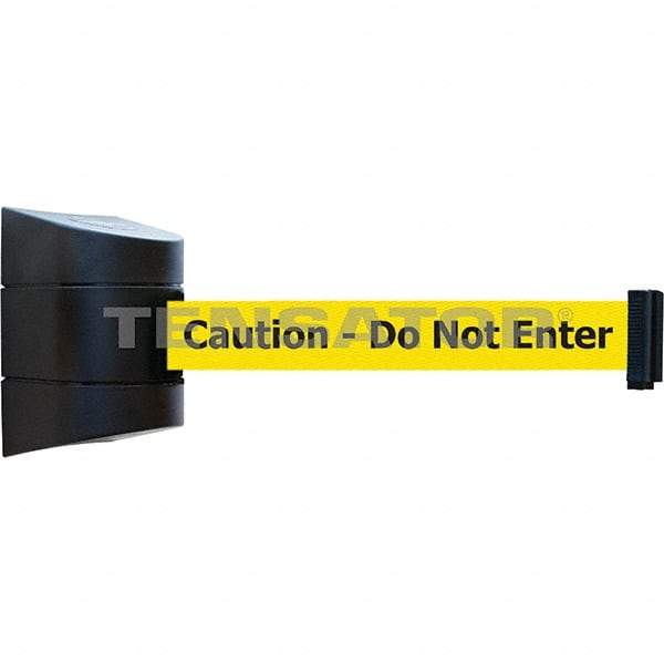 Tensator - 5-1/2" High x 3-1/4" Long x 3-1/4" Wide Magnetic Wall Mount Barrier - Metal, Black Powdercoat Finish, Black, Use with Wall Mount - All Tool & Supply