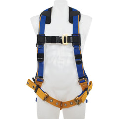 Fall Protection Harnesses: 400 Lb, Single D-Ring Style, Size Small, For General Industry, Back