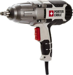 Porter-Cable - 1/2" Drive, 450 Ft/Lb Torque, Pistol Grip Handle, 2,600 RPM, Impact Wrench - 7 Amps, 12 Volts - All Tool & Supply