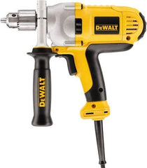 DeWALT - 1/2" Keyed Chuck, 1,250 RPM, Mid-Handle Grip Electric Drill - 10.5 Amps, Reversible - All Tool & Supply