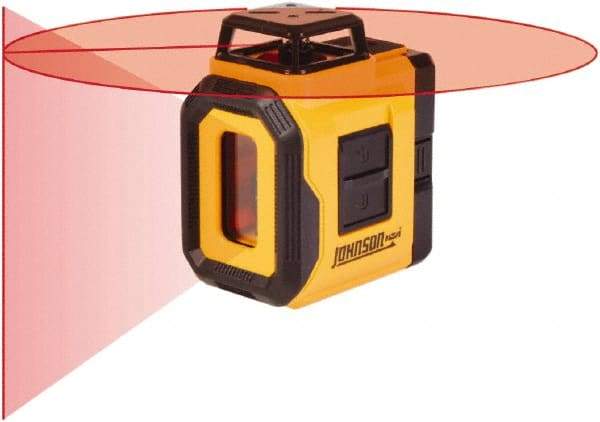 Johnson Level & Tool - 2 Beam 50' Max Range Self-Leveling Laser - Red Beam, 3/16" at 30' Accuracy - All Tool & Supply