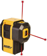 Johnson Level & Tool - 3 Beam 100' Max Range Self Leveling Dot Laser Level - Red Beam, 1/8" at 30' Accuracy - All Tool & Supply