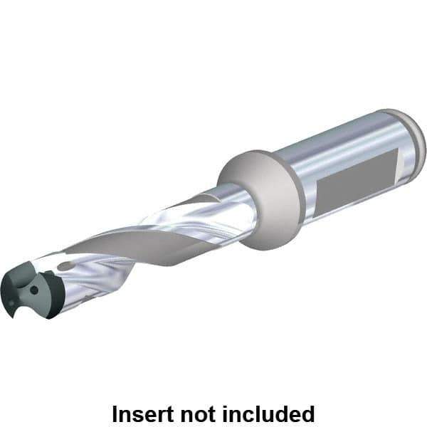 Kennametal - Series KenTIP FS, Head Connection U, 8xD, 20mm Shank Diam, Drill Body - 50mm Drill Body Length to Flange, KTFS Toolholder, 16mm Nose Diam, 213mm OAL, 213mm Drill Body Length, 147.5mm Flute Length, Flatted Straight Shank, Through Coolant - All Tool & Supply