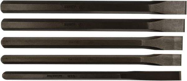 Mayhew - 5 Piece Cold Chisel Set - Sizes Included 1/2 to 1" - All Tool & Supply