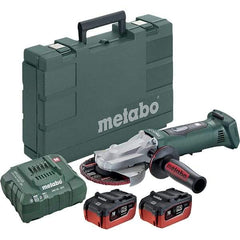 Metabo - 5" Wheel Diam, 8,000 RPM, Cordless Angle & Disc Grinder - 5/8-11 Spindle - All Tool & Supply