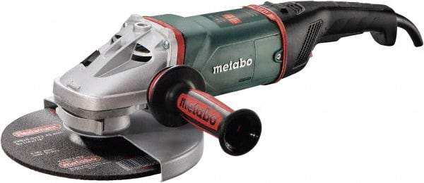 Metabo - 9" Wheel Diam, 6,600 RPM, Corded Angle & Disc Grinder - 5/8-11 Spindle, 15 Amps - All Tool & Supply