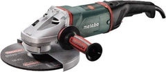 Metabo - 9" Wheel Diam, 6,600 RPM, Corded Angle & Disc Grinder - 5/8-11 Spindle, 15 Amps - All Tool & Supply