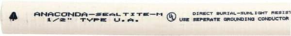 Anaconda Sealtite - 1/2" Trade Size, 1,000' Long, Flexible Liquidtight Conduit - Galvanized Steel & PVC, 12.7mm ID - All Tool & Supply