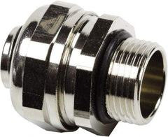 Anaconda Sealtite - 3/8" Trade, 316 Stainless Steel Threaded Straight Liquidtight Conduit Connector - Partially Insulated - All Tool & Supply