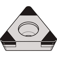 Kennametal - TPGW222 MT Grade KBH10 CBN Turning Insert - 60° Triangle, 1/4" Inscr Circle, 1/8" Thick, 1/32" Corner Radius - All Tool & Supply