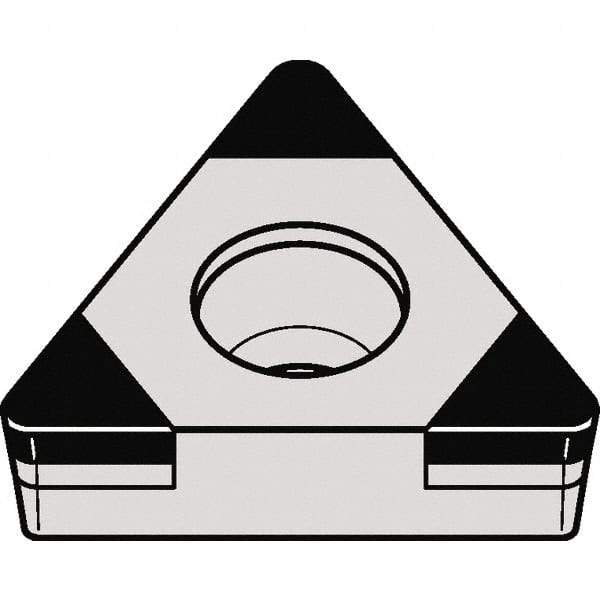 Kennametal - TCGW21.50.5 MT Grade KBH10 CBN Turning Insert - 60° Triangle, 1/4" Inscr Circle, 3/32" Thick, 0.008" Corner Radius - All Tool & Supply