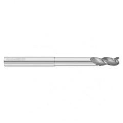 1" Dia. x 7 Overall Length 3-Flute .090 C/R Solid Carbide SE End Mill-Round Shank-Center Cut-Uncoated - All Tool & Supply