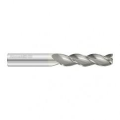 3/4 Dia. x 6 Overall Length 3-Flute Square End Solid Carbide SE End Mill-Round Shank-Center Cut-FC5 - All Tool & Supply