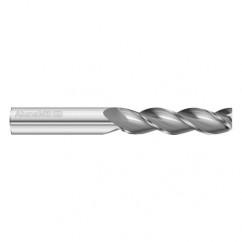 3/4 Dia. x 5 Overall Length 3-Flute Square End Solid Carbide SE End Mill-Round Shank-Center Cut-Uncoated - All Tool & Supply