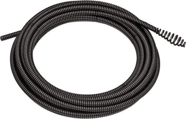 DeWALT - 5/16" x 25' Drain Cleaning Machine Cable - Coiled, 3/8" to 3" Pipe, Use with DEWALT DCD200 Brushless Drain Snakes - All Tool & Supply