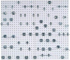 Triton - 24" Wide x 42-1/2" High Peg Board Kit - 2 Panels, 63 Hooks, Steel with Epoxy Coating, White - All Tool & Supply