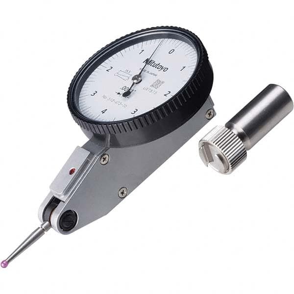 Mitutoyo - Dial Test Indicators Maximum Measurement (mm): 0.008 Dial Graduation (Decimal Inch): 0.000100 - All Tool & Supply