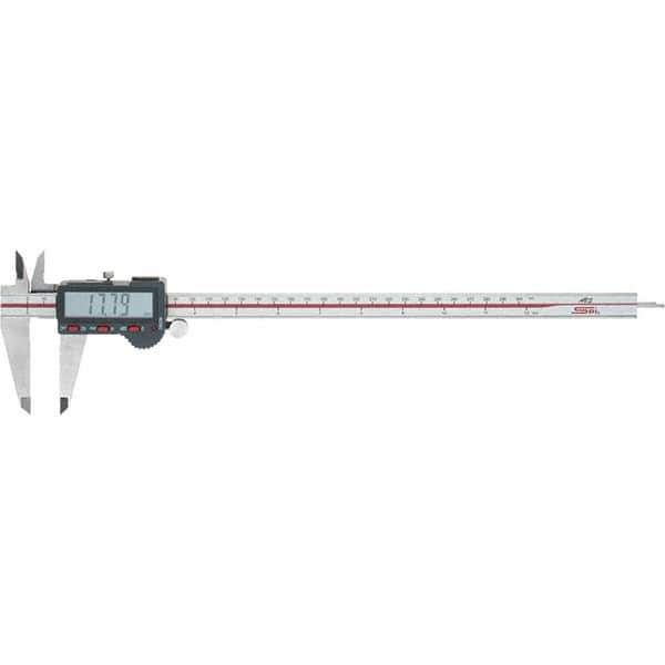 SPI - 0 to 300mm Range, 0.01mm Resolution, Electronic Caliper - Stainless Steel with 60mm Stainless Steel Jaws, 0.03mm Accuracy, Micro USB Output - All Tool & Supply