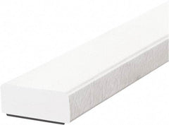 PRO-SAFE - 39" Long, Polyurethane Foam Type D Surface Guard - White, 1" High x 2" Wide Side - All Tool & Supply