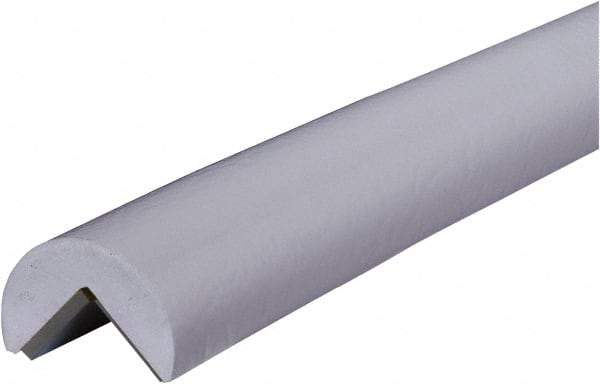 PRO-SAFE - 39" Long, Polyurethane Foam Type A Corner Guard - White, 1" High x 2" Wide Side - All Tool & Supply