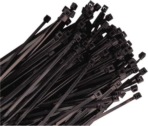 Triton - 36" Long Black Nylon Standard Cable Tie - 175 Lb Tensile Strength, 11" Max Bundle Diam - All Tool & Supply