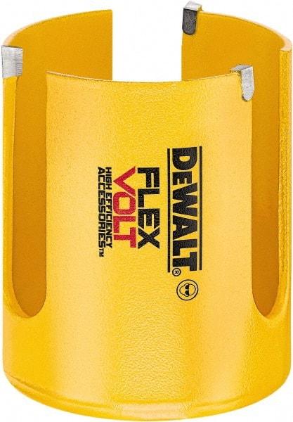 DeWALT - 2-1/8" Diam, 2" Cutting Depth, Hole Saw - Carbide-Tipped Saw, Toothed Edge - All Tool & Supply