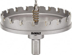 DeWALT - 4" Diam, 1/4" Cutting Depth, Hole Saw - Carbide-Tipped Saw, Toothed Edge - All Tool & Supply