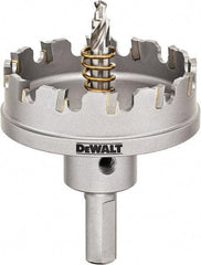 DeWALT - 2-1/4" Diam, 1/4" Cutting Depth, Hole Saw - Carbide-Tipped Saw, Toothed Edge - All Tool & Supply