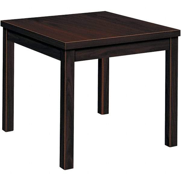 Hon - 20" Long x 24" Wide x 20" High Stationary Reception Table - Mahogany (Color), High Pressure Laminate - All Tool & Supply